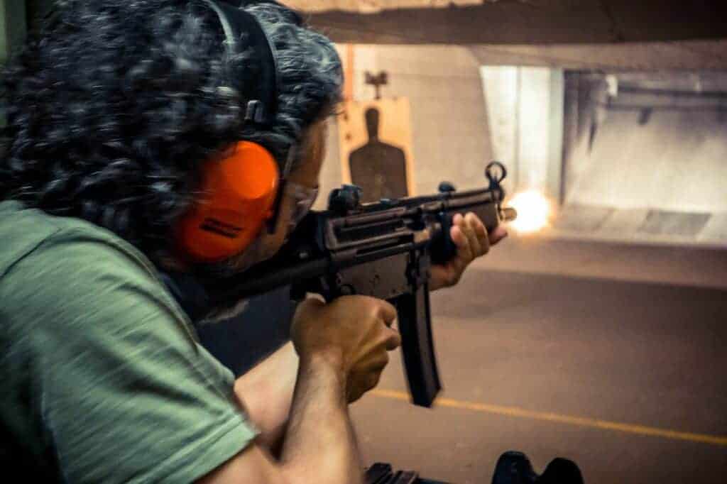 Indoor gun range