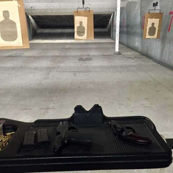 Gun range and weapons