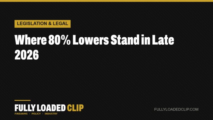 Where 80% Lowers Stand in Late 2026 | Fully Loaded Clip